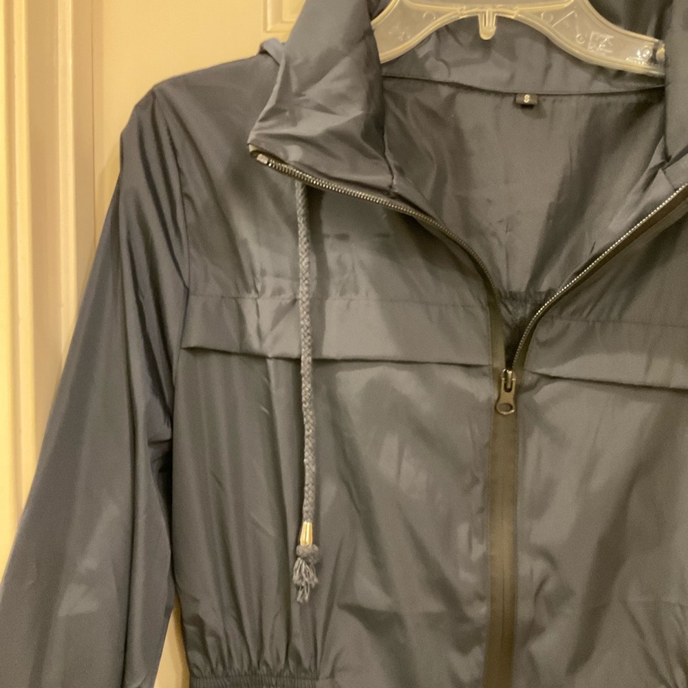 LOMON Womens Lightweight Waterproof Rain Jacket Outdoor Hooded Raincoat Sz Small - Picture 5 of 11